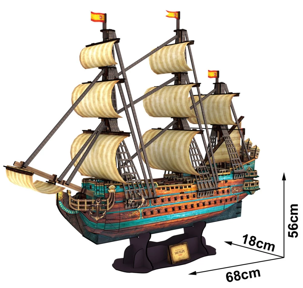 3D-Puzzle - Schiff. Die San Felipe, 248 Teile