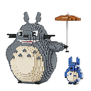 3D Konstruktor - Mein Nachbar Totoro mit dem Kleinen, 1800 Teile