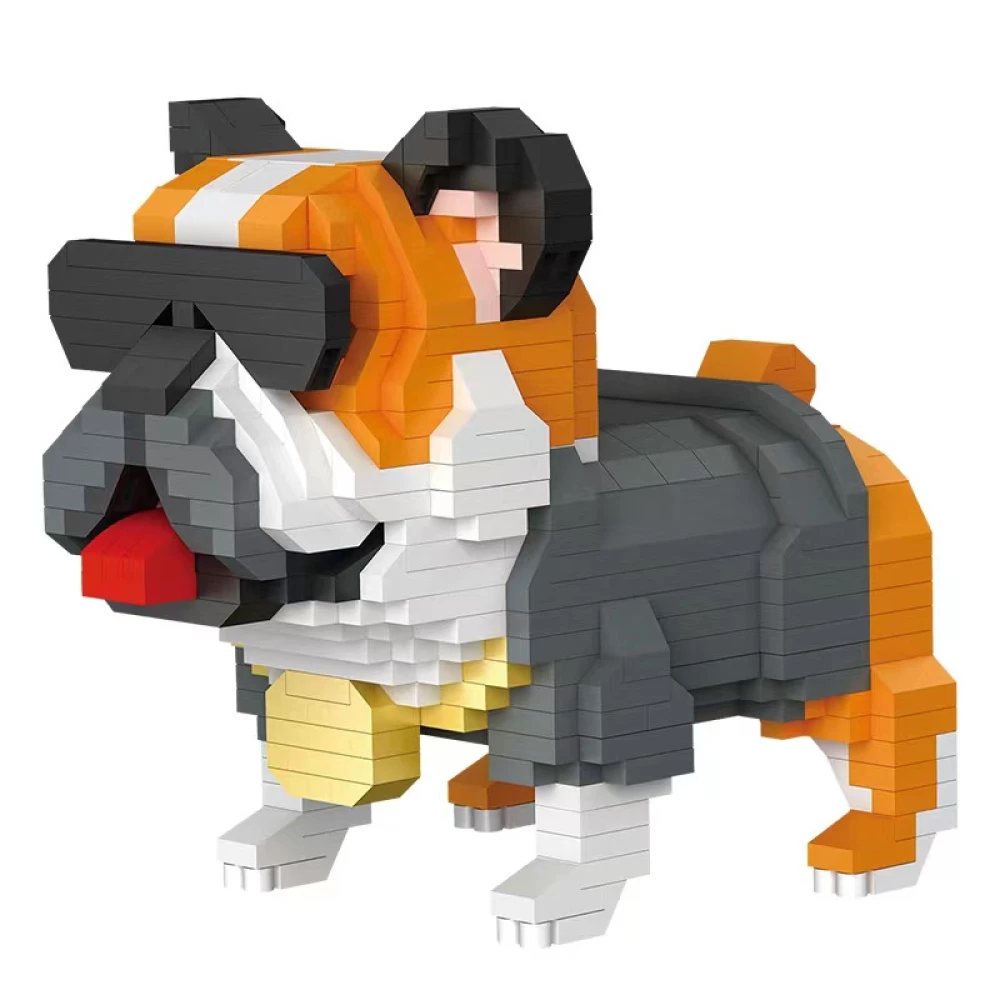 3D Konstruktor - Bulldog, 1000+ Teile