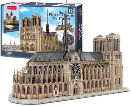 3D пазл - Notre dame de Paris, 293 деталей