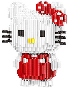 3D Konstruktor - LECHUAN. Hello Kitty, 3081 Teile