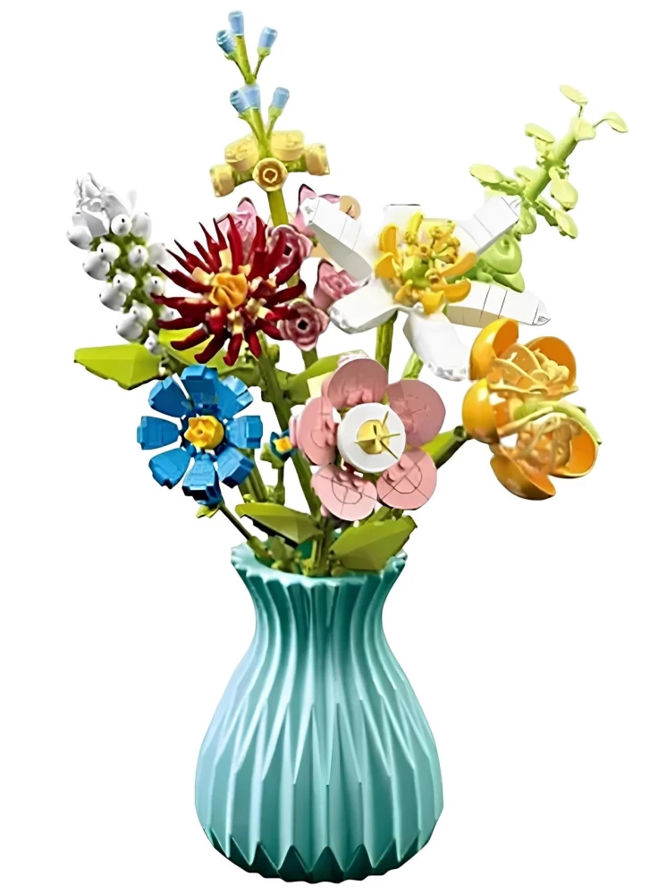 Bausatz - Blumen in der Vase, 737 Teile