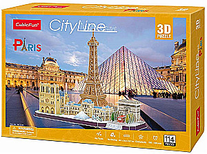 3D Puzzle - Paris, 114 Teile