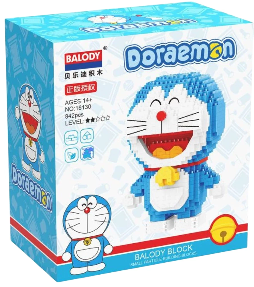 3D Konstruktor - Balody. Doraemon, 842 Teile