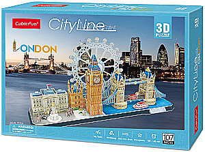 3D-Puzzle - London, 107 Teile