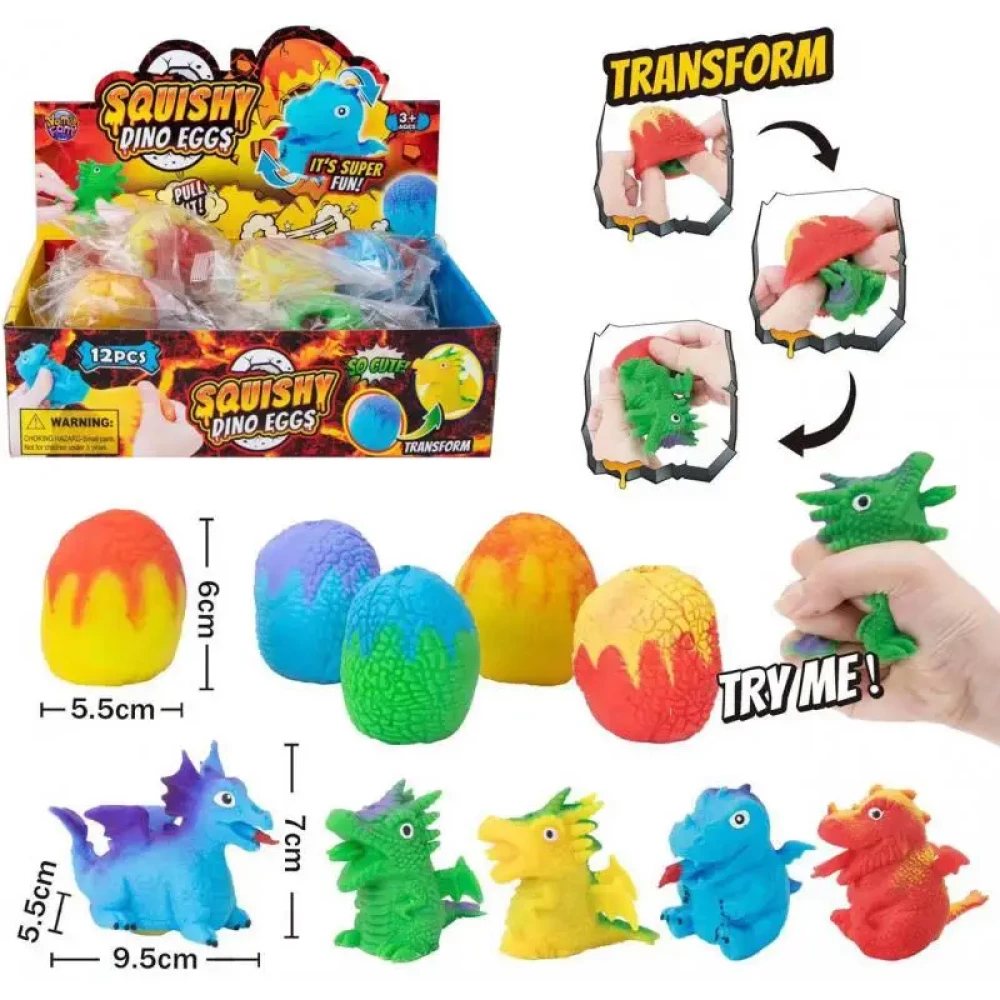 Squish - Dinosaurier-Ei, in assortierten Farben