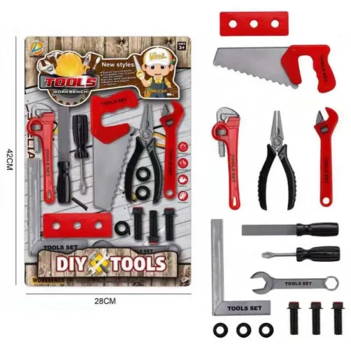 Spielset mit Werkzeugen - DIY TOOLS, 15 Teile