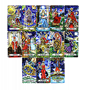 Smaragdenes Tarot (78 Karten + Anleitung)