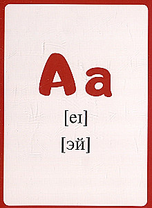 Hilfskarten: das englische Alphabet